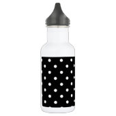 Schwarz-Weiß-Polka-Dot Trinkflasche (Links)