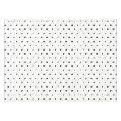 Schwarz/Weiß Polka Dot - veränderbare Hintergrundf Tischdecke (Vorderseite (Horizontal))