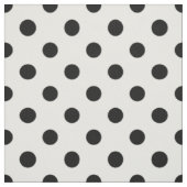 Schwarz Weiß Polka Punkt Stoff (Muster)