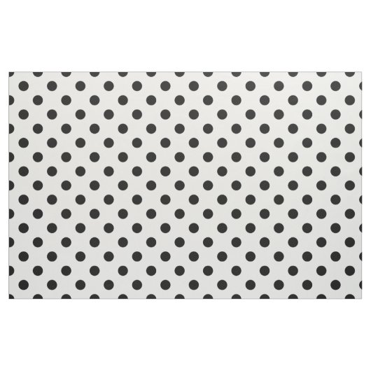 Schwarz Weiß Polka Punkt Stoff (Fat Quarter (45,7 x 55,9 cm))
