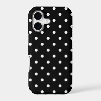 Schwarz-Weiß-Polka-Punkte