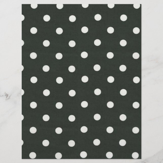 Schwarz-Weiß-Polka-Punkte (Vorderseite)