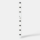 Schwarz-Weiß-Polka-Punkte Case-Mate iPhone Hülle (Rückseite / Links)