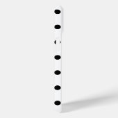 Schwarz-Weiß-Polka-Punkte, Daisy Case-Mate iPhone Hülle (Rückseite / Rechts)