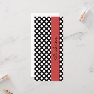 Schwarz-Weiß-Polka-Punkte, Dotter, Ihr Name