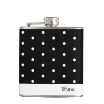 Schwarz-Weiß-Polka-Punkte