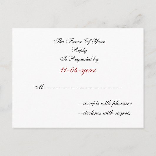 Schwarz-Weiß-Polka-Punkte Hochzeit Einladungspostkarte (Rückseite)