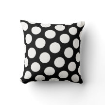 Schwarz-Weiß-Polka-Punkte