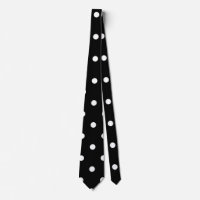 Schwarz-Weiß-Polka-Punkte