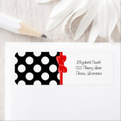 Schwarz-Weiß-Polka-Punkte, Polka-Dot-Muster (Insitu)