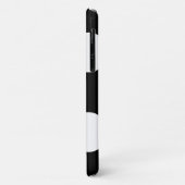 Schwarz-Weiß-Polka-Punkte, Polka-Dot-Muster Case-Mate iPhone Hülle (Hinten/Links)