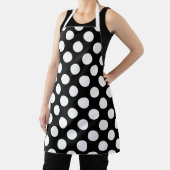 Schwarz-Weiß-Polka-Punkte, Polka-Dot-Muster Schürze (InSitu)