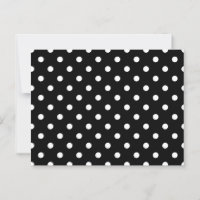 Schwarz-Weiß-Polka-Punkte
