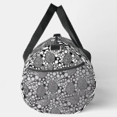Schwarz-Weiß-Polka-Punktmuster 3 Duffle Bag (Rechts)