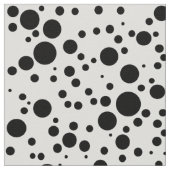 Schwarz-Weiß-Polka-Punktmuster Stoff (Nahaufnahme)