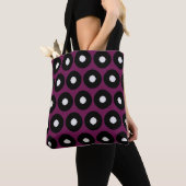 Schwarz/Weiß-Polka-Punktmuster Tasche (Von Nahem)