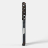 Schwarz-Weiß-Pop Art US-amerikanische Flagge Case-Mate iPhone Hülle (Rückseite / Rechts)