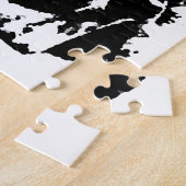 Schwarz-Weiß-Pop Skull Puzzle (Seite)