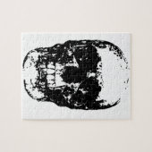 Schwarz-Weiß-Pop Skull Puzzle (Horizontal)