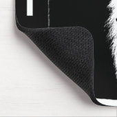 Schwarz-Weiß-Pop-Vorlage Mousepad (Ecke)