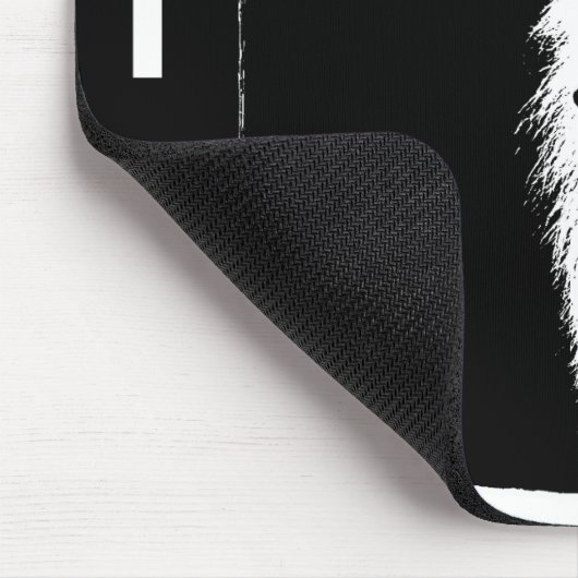 Schwarz-Weiß-Pop-Vorlage Mousepad (Ecke)