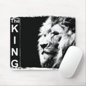 Schwarz-Weiß-Pop-Vorlage Mousepad (Mit Mouse)