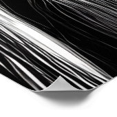 Schwarz-Weiß-Porträt eines Wikings | Art der AI Poster (Ecke)