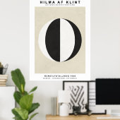 Schwarz Weiß Poster (Heimbüro)