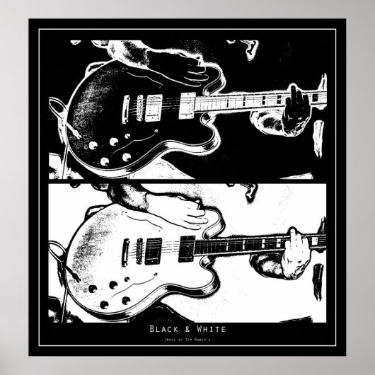 Schwarz/Weiß Poster (Vorne)