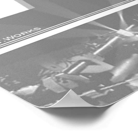 Schwarz/Weiß Poster (Ecke)