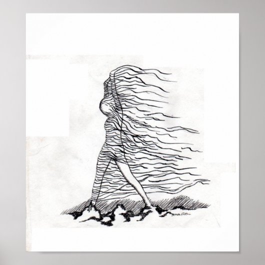 Schwarz/Weiß Poster (Vorne)