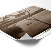 Schwarz-Weiß-Poster Poster (Ecke)