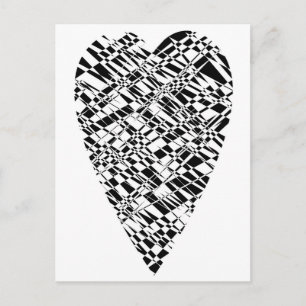 Schwarz/Weiß Postkarte