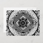 Schwarz-Weiß Postkarte (Vorne/Hinten)