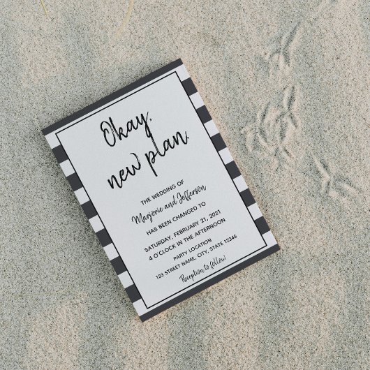 Schwarz-Weiß-Postkarte Postkarte