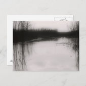 Schwarz-Weiß-Postkarte Postkarte (Vorne/Hinten)