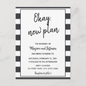 Schwarz-Weiß-Postkarte Postkarte (Vorderseite)