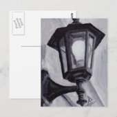 Schwarz-Weiß-Postkarte Postkarte (Vorne/Hinten)