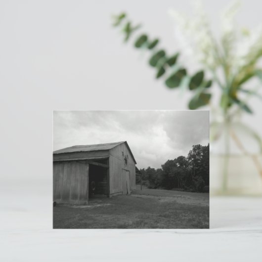 Schwarz-Weiß-Postkarten Postkarte (Stehend Vorderseite)