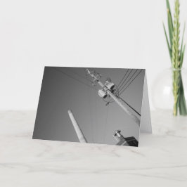 "Schwarz-Weiß-POWER-HAUS" Karte erhalten