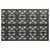 Schwarz-Weiß-Primitiv Inspiriert >Baumwollgewebe Stoff (Fat Quarter (45,7 x 55,9 cm))