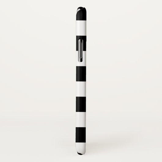 Schwarz-Weiß-Prüfmuster Case-Mate iPhone Hülle (Hinten/Rechts)