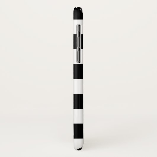 Schwarz-Weiß-Prüfmuster Case-Mate iPhone Hülle (Hinten/Links)