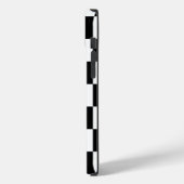 Schwarz-Weiß-Prüfmuster Case-Mate iPhone Hülle (Rückseite / Links)