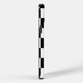 Schwarz-Weiß-Prüfmuster Case-Mate iPhone Hülle (Rückseite / Rechts)