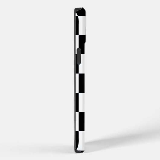 Schwarz-Weiß-Prüfmuster Case-Mate iPhone Hülle (Rückseite / Rechts)