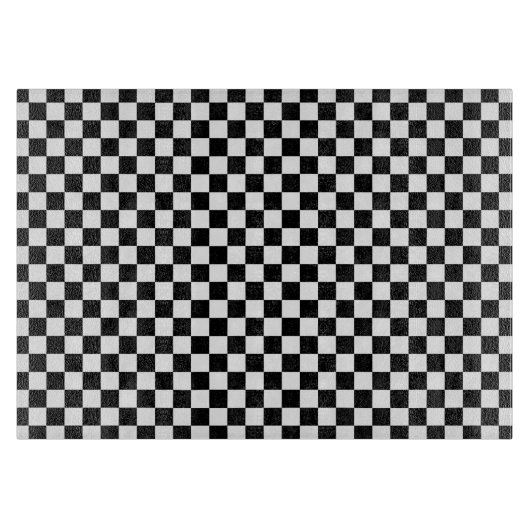 Schwarz-Weiß-Prüfmuster Schneidebrett (Vorderseite)