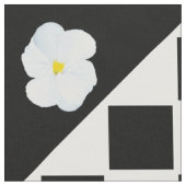 Schwarz-Weiß-Prüfmuster Stoff (Nahaufnahme)