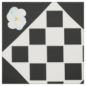 Schwarz-Weiß-Prüfmuster Stoff (Muster)