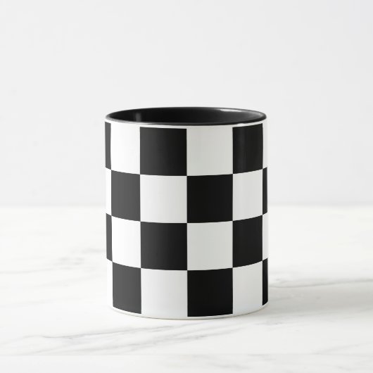 Schwarz-Weiß-Prüfmuster Tasse (Zentrum)
